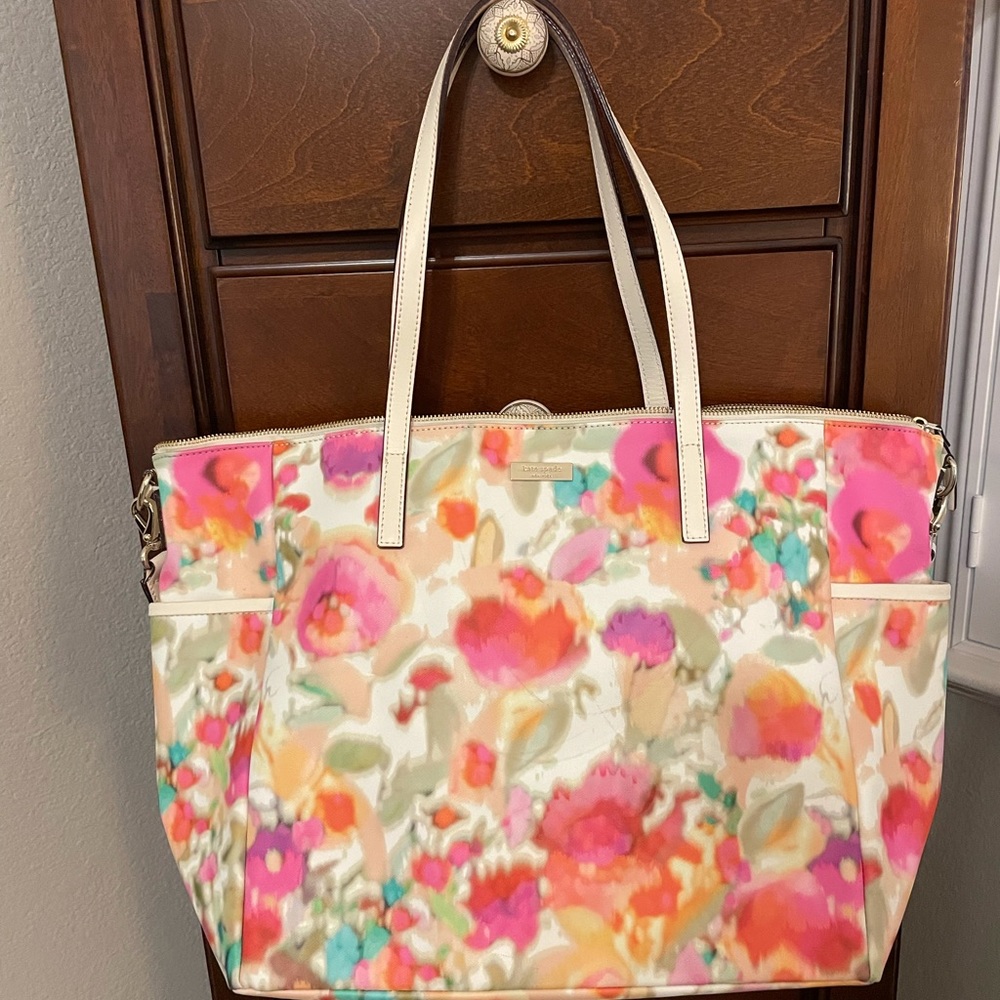 Kate spade floral baby or travel bag